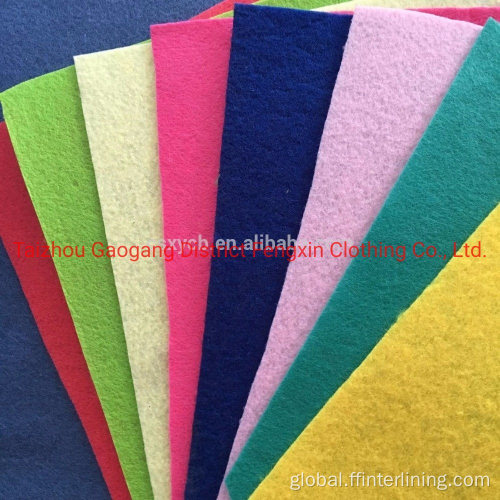 Needle Punched Cotton Pet Recyclable Material Interlining Non-Woven Fabric Manufactory